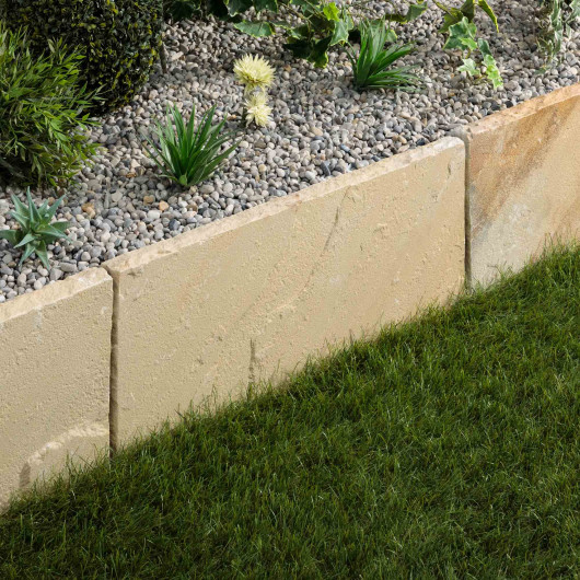Bordure de jardin Grès Kandla Beige 60x30x4 cm