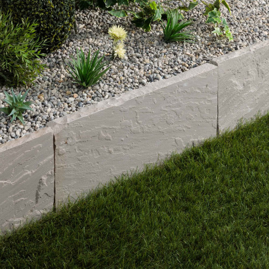 Bordure de jardin Grès Kandla Gris 60x30x4 cm