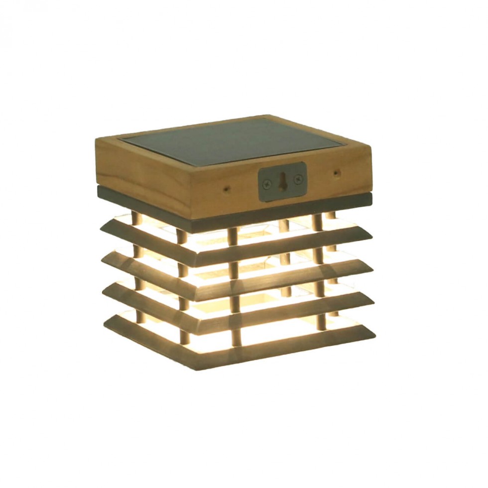 Applique murale solaire extérieure Tekura en Teck RO