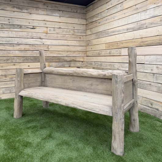 Banc en bois d'Orme 190x75x120 cm