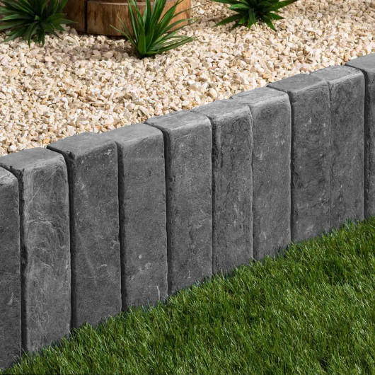 Piquet Ardoise Noire Vieillie 50x8x6 cm