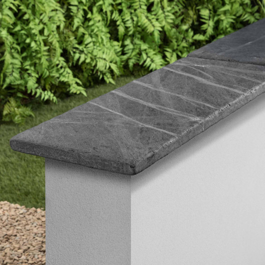Couvertine Ardoise Noire Vieillie 80x30x3 cm