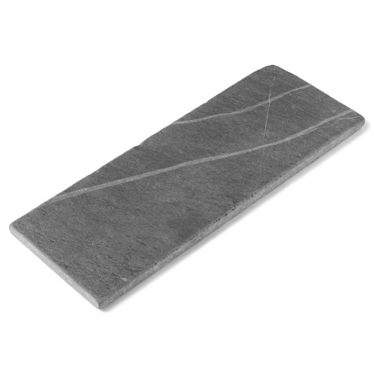 Margelle de piscine Ardoise Noire Vieillie 80x30x3 cm Bord Droit