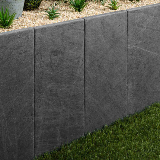 Palis Ardoise Noire Vieillie 100x30x3 cm