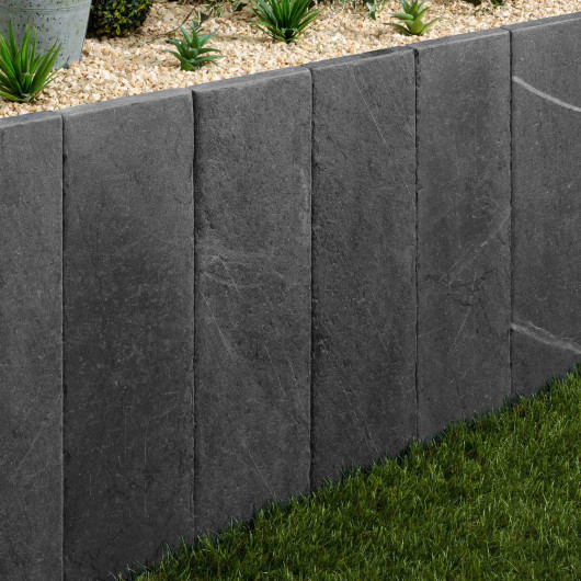 Palis Ardoise Noire Vieillie 100x20x3 cm