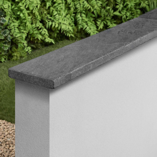 Couvertine Ardoise Noire Vieillie 100x20x3 cm