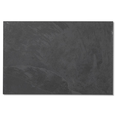 Pierre de parement Ardoise Noire 60x40x1 cm