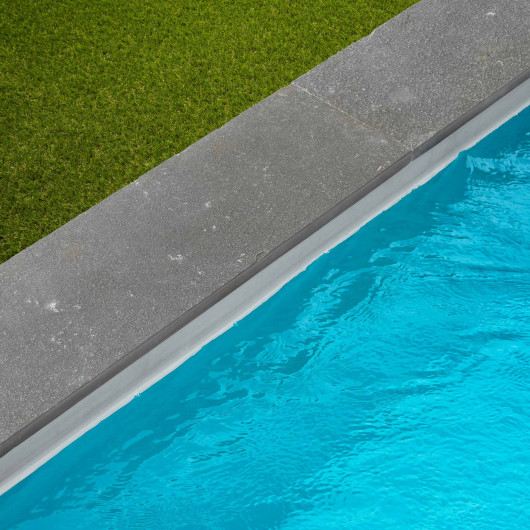 Margelle de piscine Pierre de Tandur Gris 100x30x3 cm Bord Droit