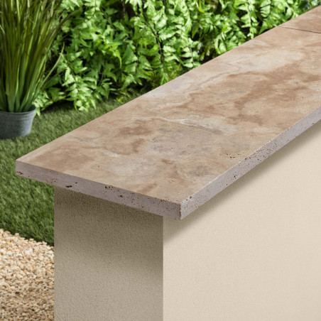 Couvertine Travertin Beige Nuancé 100x33x3 cm