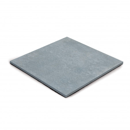 Carrelage extérieur grès cérame effet pierre grise Alessandria 60x60x2 cm
