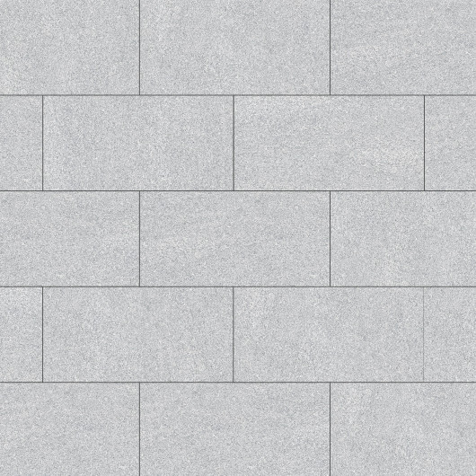 Carrelage extérieur grès cérame effet pierre grise Parma 45x90x2 cm