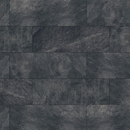 Carrelage extérieur grès cérame effet pierre grise Messina 40x120x2 cm