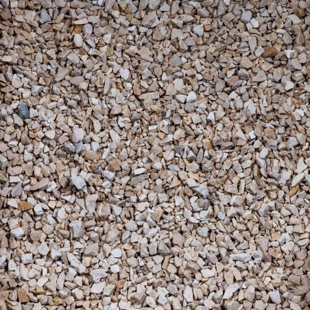 Gravier décoratif concassé Calcaire Jaune 8-11 mm 500 kg