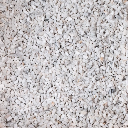 Gravier Marbre Blanc Carrare 8-12 mm - Big Bag 500 kg