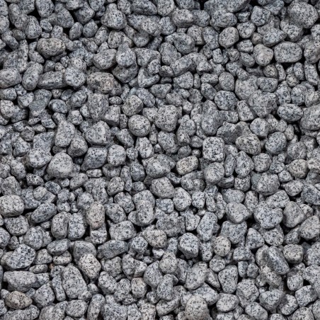 Galet décoratif roulé Granit Gris 10-20 mm 500 kg