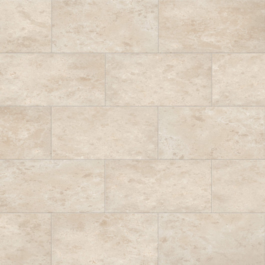Carrelage extérieur grès cérame effet pierre beige Brescia 40x80x2 cm
