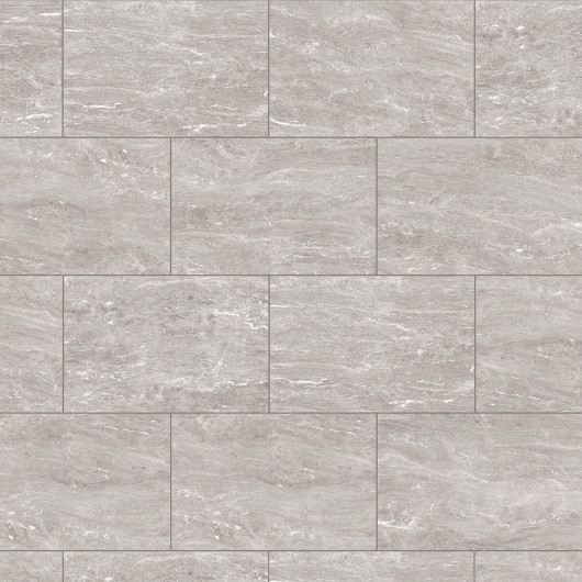 Carrelage extérieur grès cérame effet pierre grise Terni 60x90x2 cm