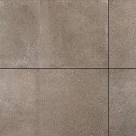 Carrelage extérieur grès cérame effet béton gris Pescara 90x90x2 cm