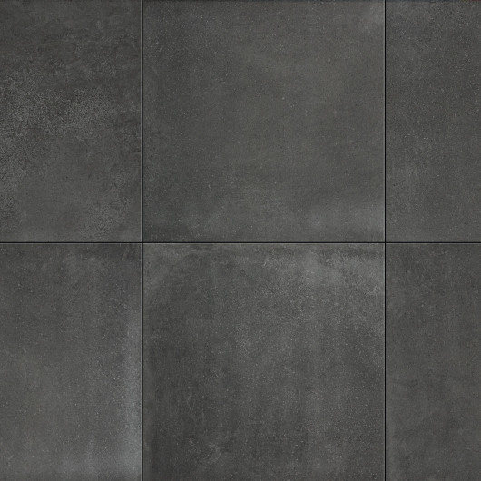 Carrelage extérieur grès cérame effet béton gris Bari 90x90x2 cm