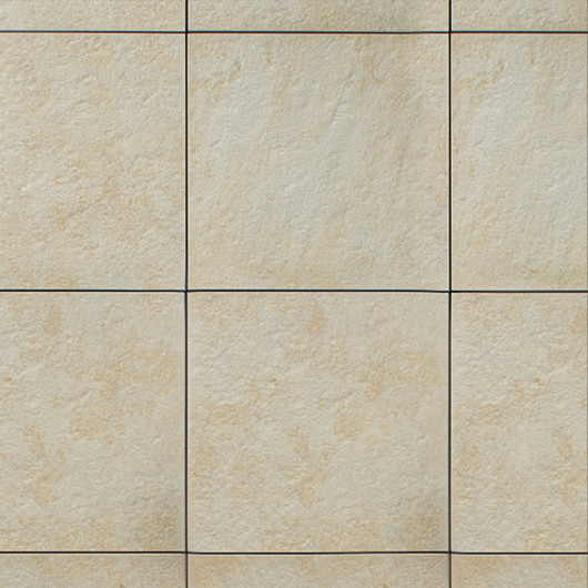 Carrelage extérieur grès cérame effet béton beige Napoli 80x80x2 cm