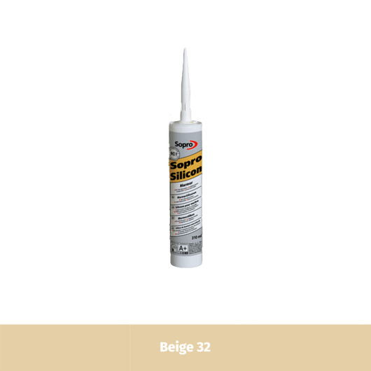Mastic silicone pour pierre naturelle - Beige 32 - 310 ml