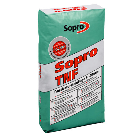 Joint ciment flexible gros grain 5 à 40 mm pour pierre naturelle - Sopro TNF