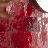 Carrelage Marocain Zellige Rouge Pétillant 10x10