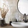 Salle de bains en Zellige Gris Beige 10x10 Salle de bains en Zellige Gris Beige 10x10