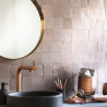 Salle de bains en Zellige Gris de lin 10x10
