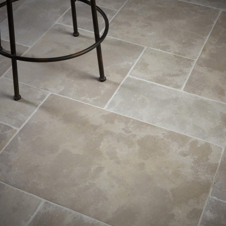Dallage Pierre de l'Atlas Beige Opus 50 x3 cm - Extérieur