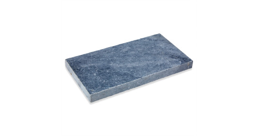Margelle de piscine pierre naturelle Adana Gris Bleu 61x33x5 cm Bord Droit