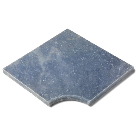 Margelle angle en pierre naturelle Adana Gris Bleu