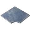 Margelle angle en pierre naturelle Adana Gris Bleu