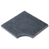 Margelle angle en pierre naturelle Bleue Belge