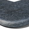 Margelle angle en pierre naturelle Bleue Belge