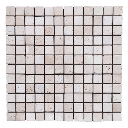 Mosaik MOS43-46380_m Travertin Carrelage en pierre naturelle Beige/marron 