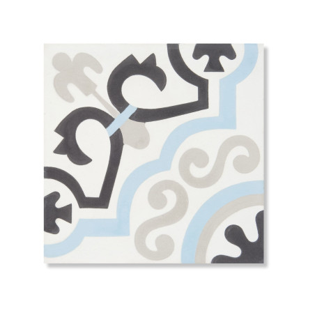 Carreau de ciment véritable Salavas 20x20x1,6 cm