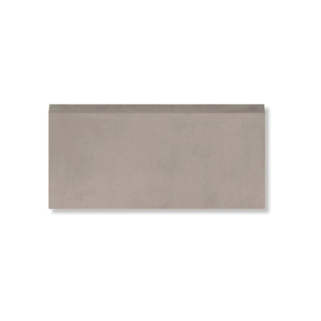 Plinthe carreau de ciment véritable uni Beige 20x10x1,6 cm