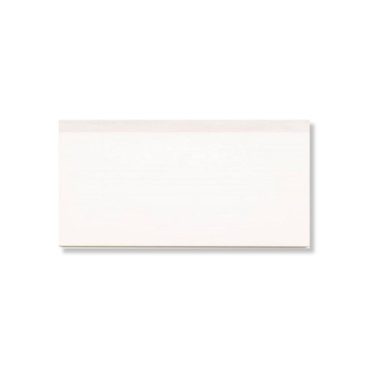 Plinthe Carreau de ciment Blanc Cassé 20x10x1,6 cm