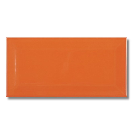 Carrelage métro Orange 7,5x15x0,8 cm