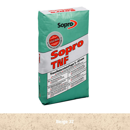 Joint ciment flexible gros grain 5 à 40 mm - Sopro TNF 684 - Beige 32 - 25 kg
