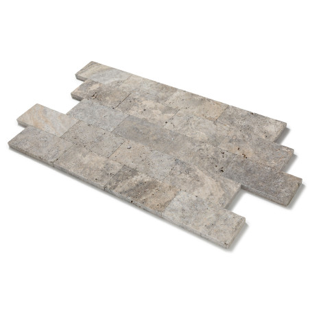 Pavé Travertin Gris Silver 30,5x15,25x3 cm