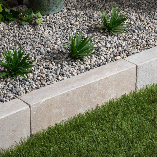 Bordure de jardin Pierre d'Egypte Beige 50x15x8 cm