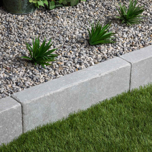 Bordure de jardin Pierre de l'Atlas Gris 50x15x8 cm