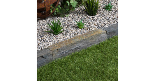 Bordure de jardin Schiste Brut 50 cm