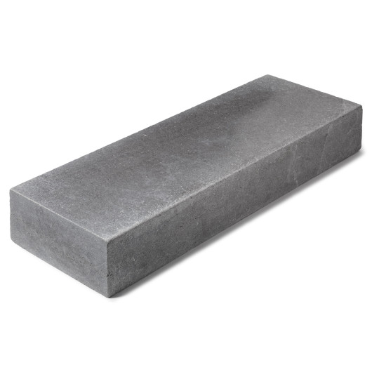 Margelle massive pierre naturelle Egypte Grise 100x35x15 cm Bord Droit