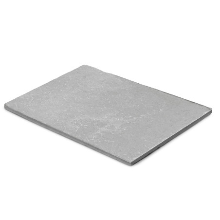 Pas japonais en grès cérame effet pierre grise 40x60x2 cm