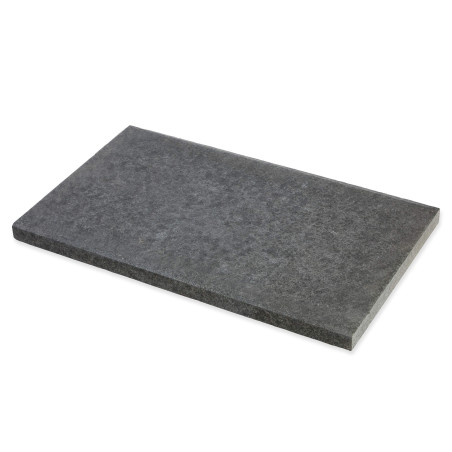 Pas japonais en pierre naturelle Granit Noir 60x35x3 cm