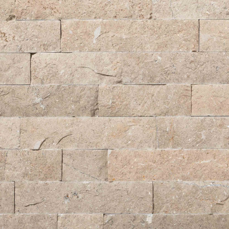 Parement en pierre naturelle Egypte Beige 10-20-30x7 cm Eclaté