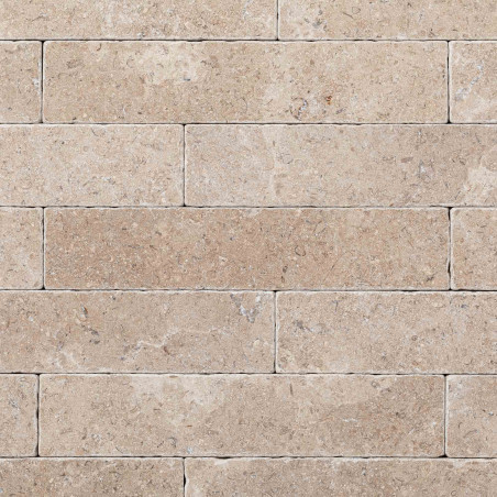 Brique de parement Pierre d'Egypte Beige 22x4,5x2 cm Vieillie